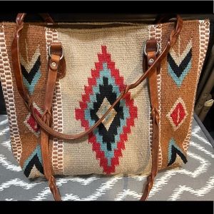 Twisted X tote “blanket bag”